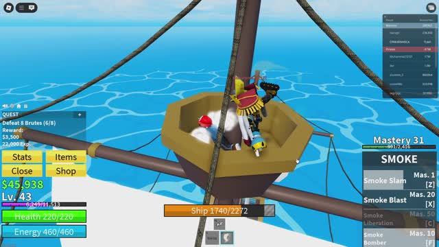 ROBLOX BLOCK FRUIT ВАН ПИС НА МИНИМАЛКАХ смотреть онлайн