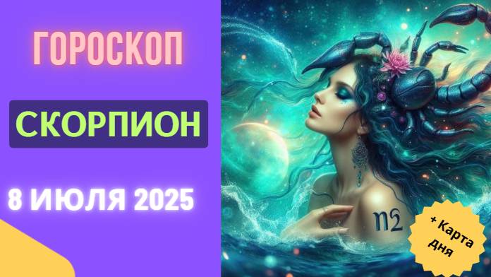 ♏ СКОРПИОН: ГОРОСКОП НА СЕГОДНЯ 8 ИЮЛЯ 2025 — ТАЙНЫ И ПРЕОБРАЖЕНИЯ ЖДУТ!