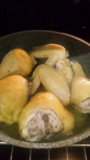 Курочка в духовке под фольгой