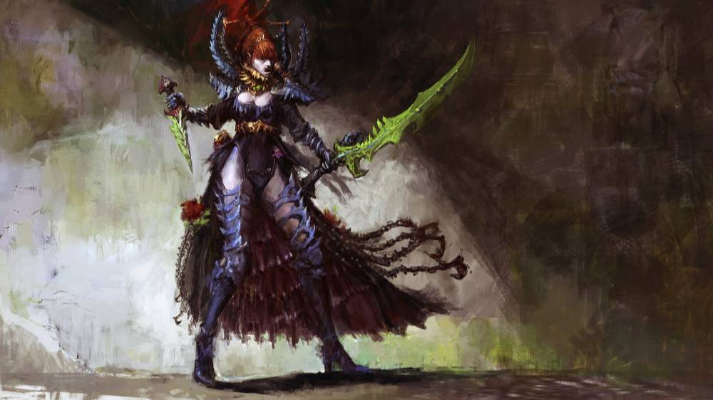 История Warhammer 40k Тёмные Эльдар