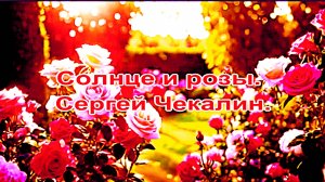 Солнце и розы. Сергей Чекалин.