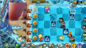 прошёл 26 уровень в plants vs zombies 2 и победил босса на ледниковом периоде