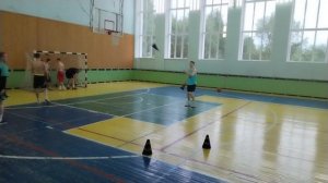 Забегания в тройках без ведения Basketball.Tranings