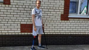 Расим теперь уверенно ходит!