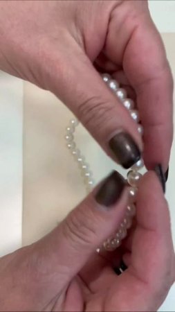 Что делать, если жемчужная нить потеряла свою первоначальную форму🤷♀️