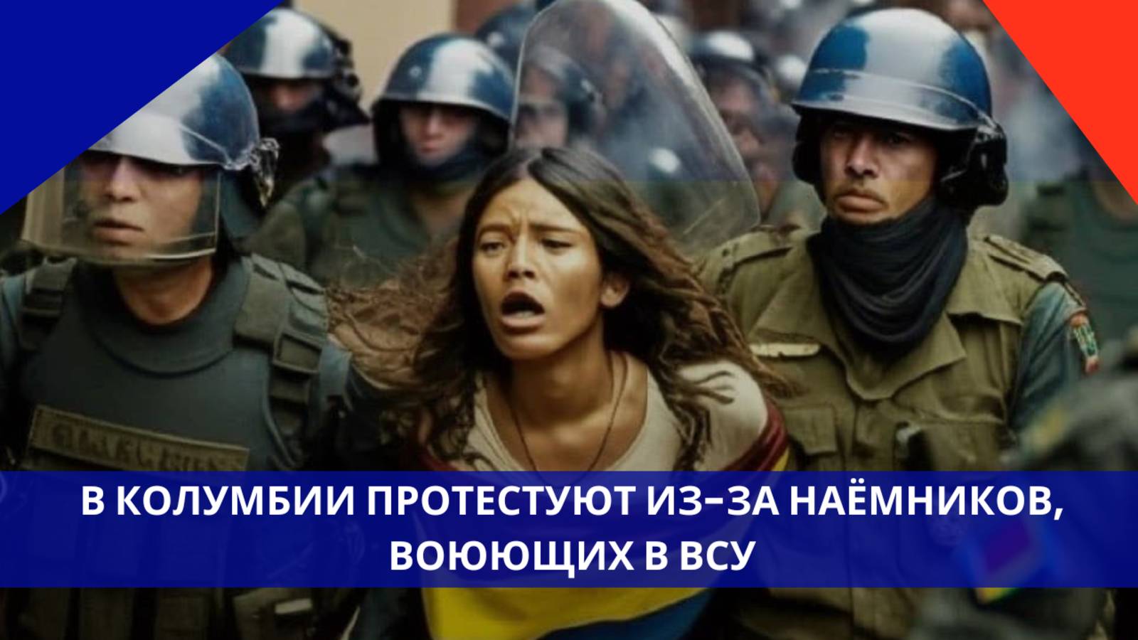 В Колумбии бунт. Люди протестуют из-за пропавших наёмников ВСУ, данные о которых скрывает Украина