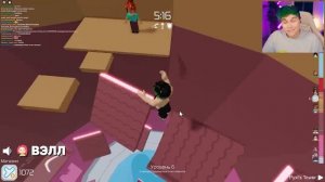 Милс PLAY - УЧУ свою ДЕВУШКУ играть в РОБЛОКС (Башня АДА)