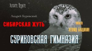 Сибирская Жуть: СУРИКОВСКАЯ ГИМНАЗИЯ (автор: Андрей Буровский). Чит. Леонид Блудилин