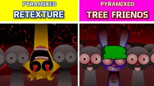 INCREDIBOX SPRUNKI 🌲💎 | PYRAMIXED TREE FRIENDS vs RETEXTURE! ✨🪓 БЛЕСТЯЩИЙ УЖАС!
