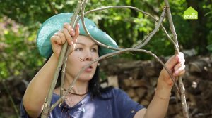 Плетёная опора для растений из осиновых веток. Делаем своими руками опору для вьющихся растений