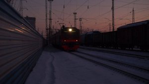 Электропоезд ЭД9М-0039. Аламбайский экспресс.