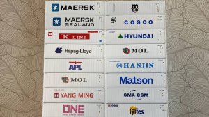 Распаковка! Модели рефрижераторных контейнеров в масштабе 1:87