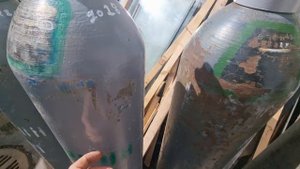 Звучание баллонов 40 литров высокого давления для технических газов