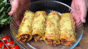 Сытные картофельные роллы с фаршем и томатами – Просто и Невероятно Вкусно!