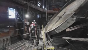 ЛГОК Монтаж чашевого окомкователяи и грохота