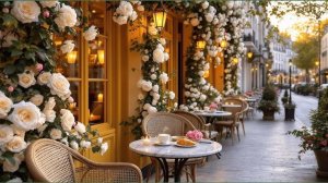 Летняя атмосфера в уютной лондонской кофейне☕ Мягкая джазовая инструментальная музыка для отдыха