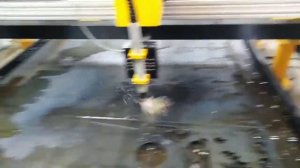 Резка металла на водоналивном столе "Сибирь"