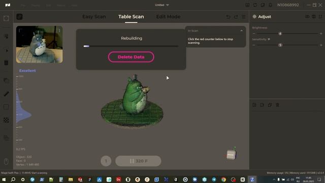 Обзор на 3D-сканер 3dmaker pro magic swift plus #3d #3dscanning #3дсканер #сезонконтентаRUTUBE