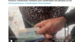 On n’a plus rien à manger, vous nous verbalisez - - Plusieurs manifestants verbalisés pour manifesta