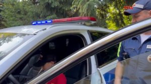 Полицейские провели для школьников из «Лесной сказки» зарядку,