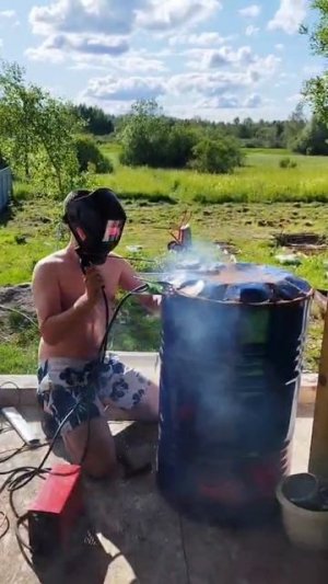 Ожог от сварки! Не варите без одежды!