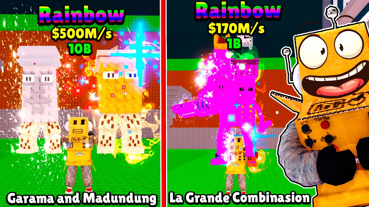 УКРАЛ САМЫЙ РЕДКИЙ БРЕЙНРОТ МЕМ В МИРЕ! Garama and Madundung 500M/s в ROBLOX Steal a Brainrot