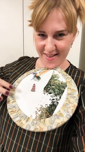 На пяльцах “Чудесный вид”Luca-s .А у вас? смотреть онлайн