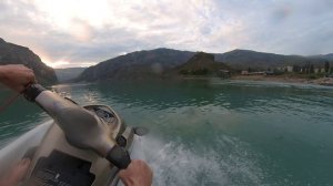 катаемся на гидроцикле на Ирганайском водохранилище