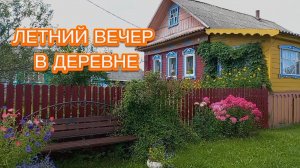 ДЕРЕВНЯ. ЛЕТНИЙ ВЕЧЕР...