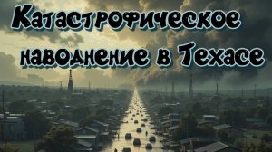 Катастрофическое наводнение в Техасе.
