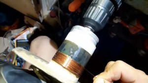 Полуавтоматическая намотка звуковой катушки динамика.
