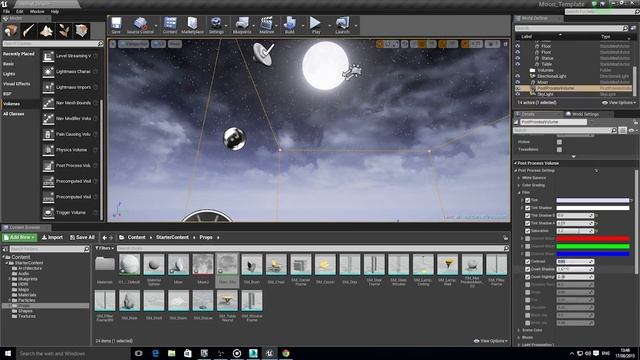 [TUTORIAL] UE4 Night Scene - Includes MOON