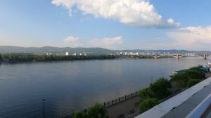 Набережная, река Енисей, рядом с речным вокзалом,г.Красноярск июль 2025г.