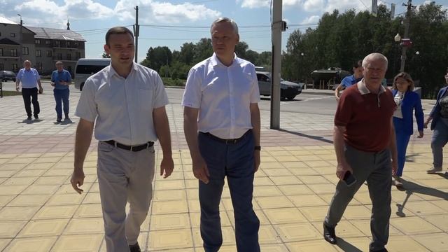 Рабочий визит Губернатора НСО и Председателя ЗС НСО в Сузунский район.