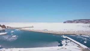 Гостиница SHIRETOKO на острове Хоккайдо, где есть горячие источники, в окружении дрейфующих льдов