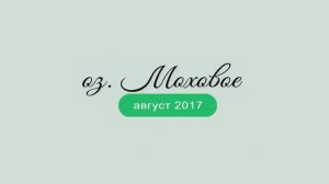 оз. Моховое. Версия 1