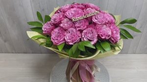 Букет из 25 роз Кантри Блюз