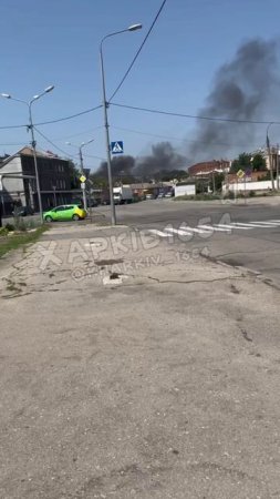 ‼️🇺🇦💥Новые кадры утренней атаки "Гераней" по Харькову