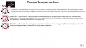 SCILAB  Scilab Xcos Палитры блоков «Электрические блоки»