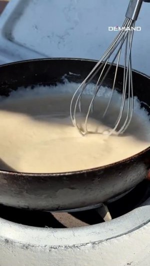 Готовим яйцо пашот под сырным соусом в аэрогриле Demiand 🤤🍳