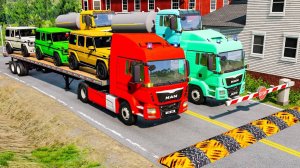 Машинки летают и прыгают! Развивающие мультики Машины помощники. Мультфильмы про машинки