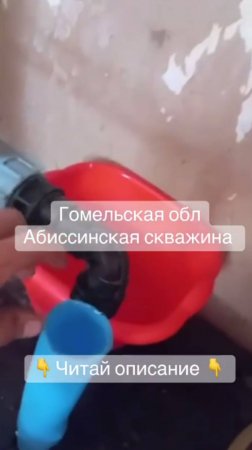 Абиссинская скважина на воду в Гомельской области.