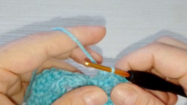 Узор крючком 1 #вязаниекрючком #узорыкрючком