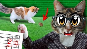 ШКОЛА КОТОВ КОНТРОЛЬНАЯ РАБОТА! ЧЕЛЛЕНДЖ НАЙДИ МЫШЬ для КОТЁНКА ЮГИ! КОТИКИ А ну-ка Давай-ка В ШКОЛУ