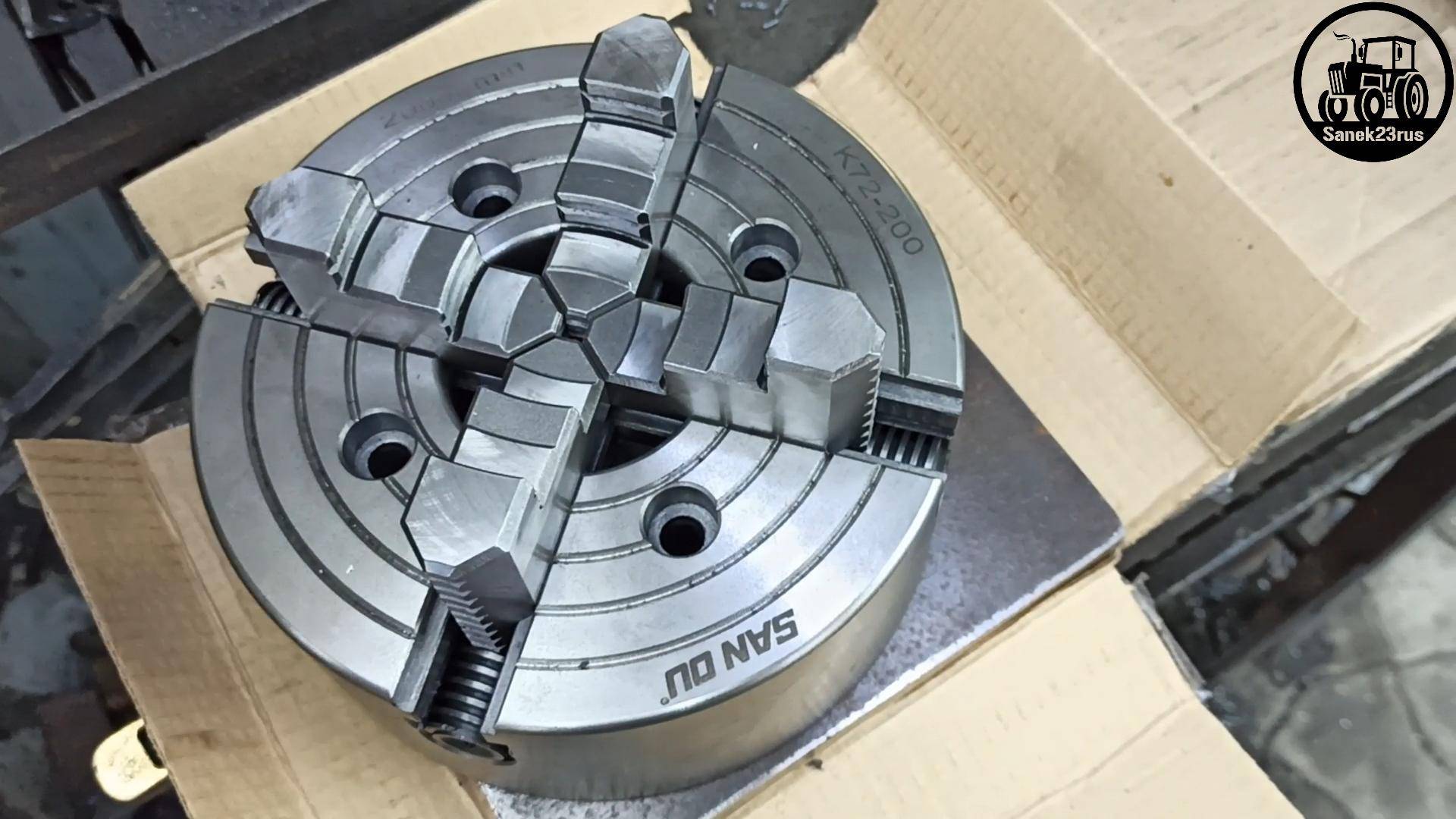 Токарный патрон К72-200 (установка) #Фсёпро100 смотреть онлайн