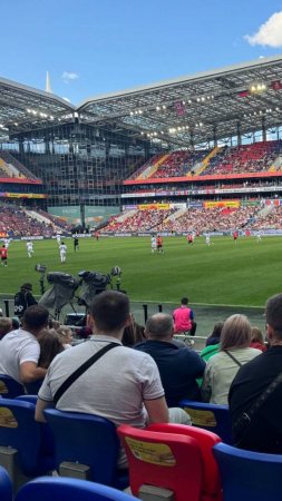 Новый тренд в столице: всей семьёй на футбол. ЦСКА-Белград.⚽👕❤️💪