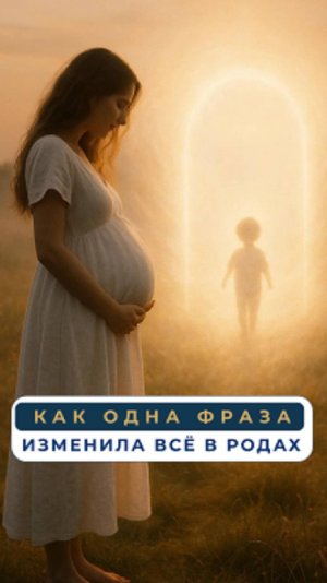 Как одна фраза изменила всё в родах