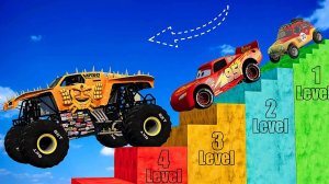 Машинки летают и прыгают! Развивающие мультики Машины помощники. Мультфильмы про машинки