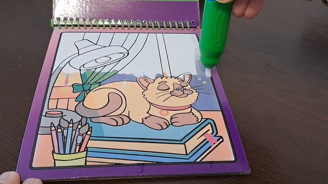 АСМР. ASMR. Водная раскраска. Мурчание кота 🐱 расслабление, антистресс смотреть онлайн