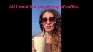 All I want is a proper cup of coffee | tongue-twister